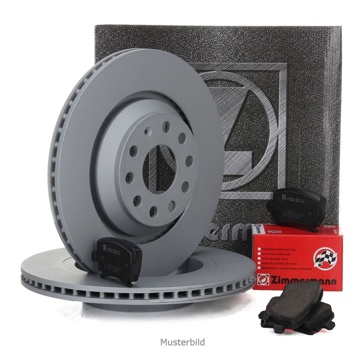 Гальмівні колодки та диски Zimmermann для MERCEDES E-CLASS (W211)