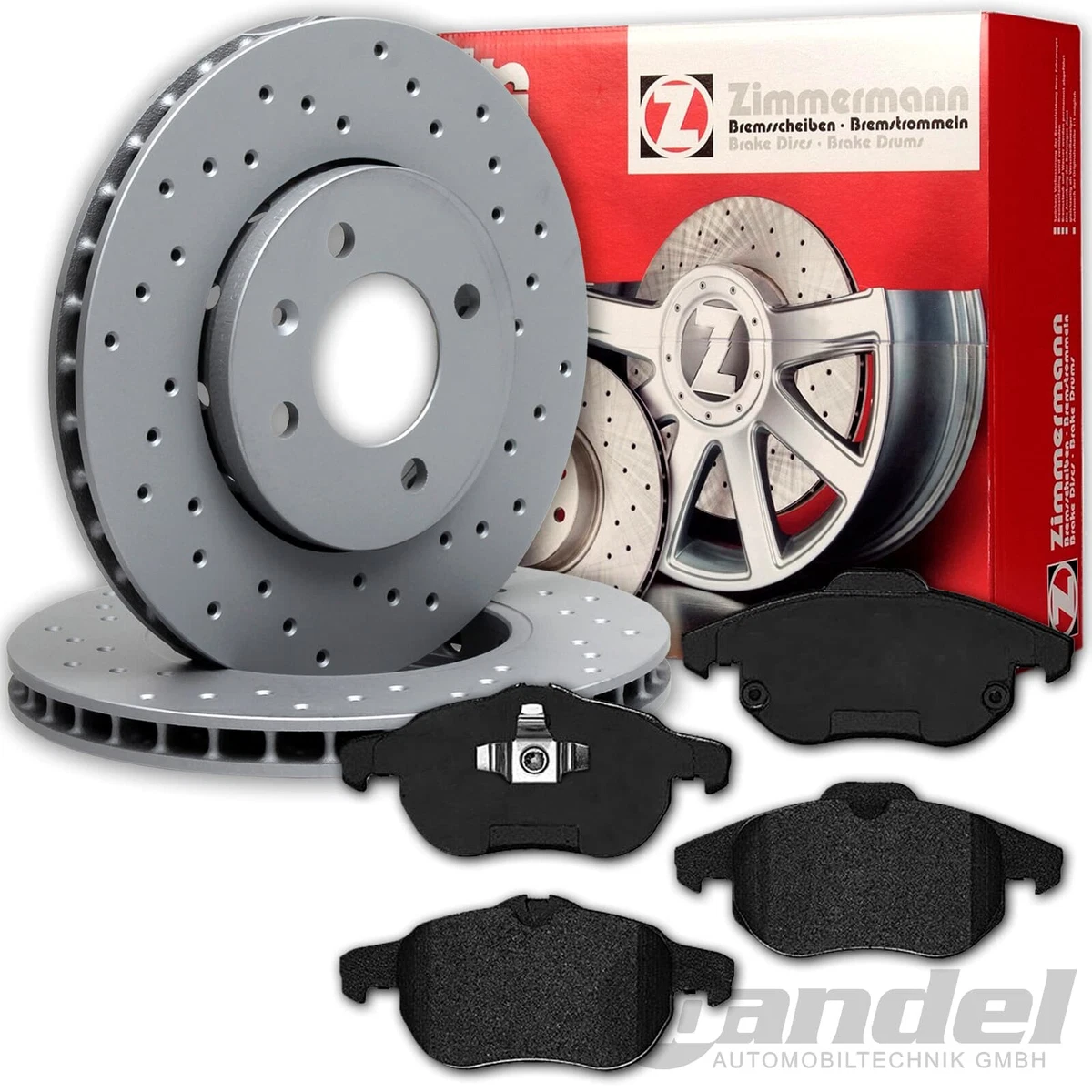 Гальмівні колодки та диски Zimmermann для LAND ROVER RANGE ROVER IV (L405)